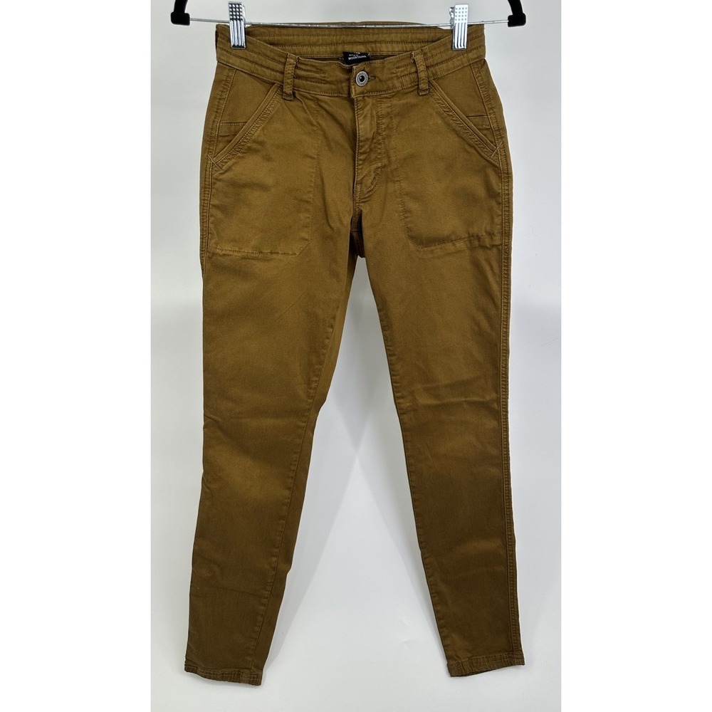 KUHL WOMEN'S‎ HARVEST GOLD KONTOUR SKINNY Pockets PANTS SIZE 2 REG